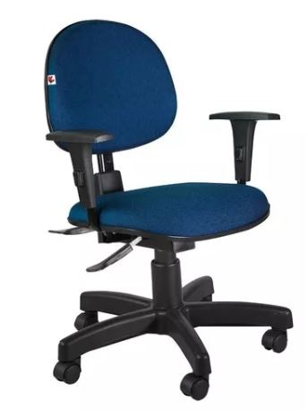 Cadeira Executiva Ergonômica NR17 Back System com Braço