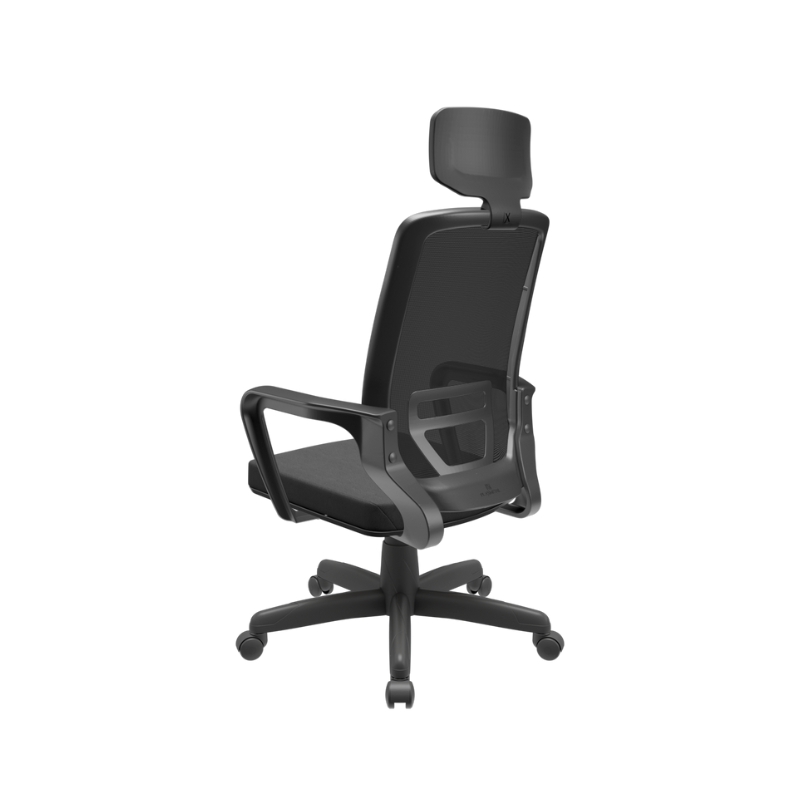 Cadeira Presidente Adrix Relax com Apoio de Cabeça - Base Standard - Plaxmetal