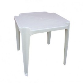 Mesa Monobloco 70 x 70 empilhável cor Branca